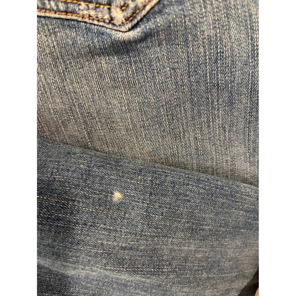 Vintage Y2K Abercrombie & Fitch Size Medium Fitted Denim Trucker Jean Jacket - Picture 6 of 6